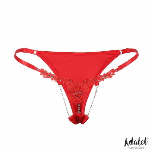Sophie Lace Thong with Breads - Image 3