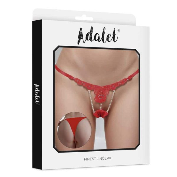Sophie Lace Thong with Breads - Image 4