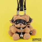 Bearly Keychain BDSM Teddy Bear with Chest Harness - Image 6