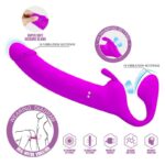 Zanini Vibrating Strapless StrapOn Silicone - Image 2
