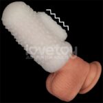 Knights Ring Vibrating Dual Purpose Sleeve Drip - Image 3