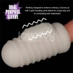 Knights Ring Vibrating Dual Purpose Sleeve Wavy - Image 2
