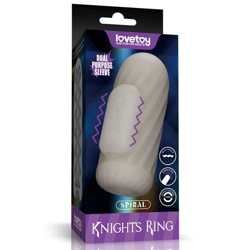 Knights-Ring-Vibrating-Dual-Purpose-Sleeve Knights Ring Vibrating Dual Purpose Sleeve - Image 1