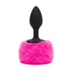 Butt Plug with Pink Fur Tail Small - Image 3