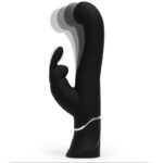 G-Spot Stroker Rabbit Vibrator Black - Image 3