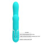 Mariana Vibrator 4 in 1 Silicone Turquoise - Image 9