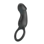 Trae Vibrating Cock Ring USB  Black - Image 2