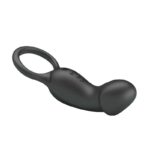 Trae Vibrating Cock Ring USB  Black - Image 3