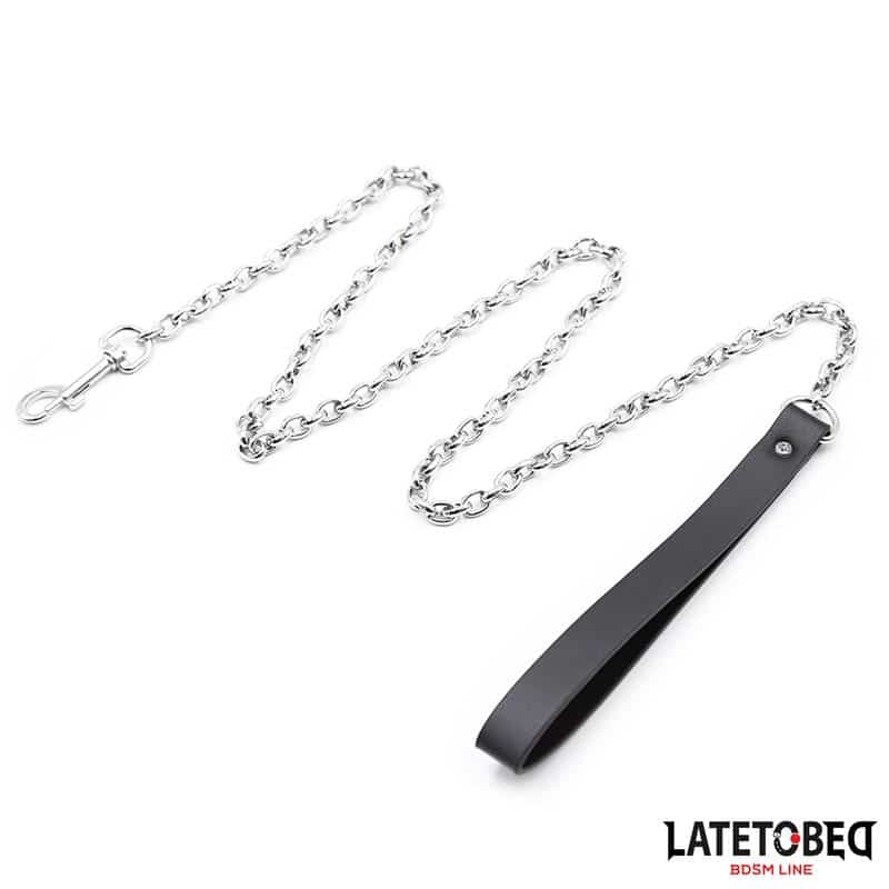 Black-Chain-Leash-100cm Black Chain Leash 100cm - Image 1