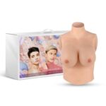 Booskin Realistic Breast Form D Cup Liquid Silicone