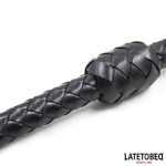 Braided Whip Black 116cm - Image 5