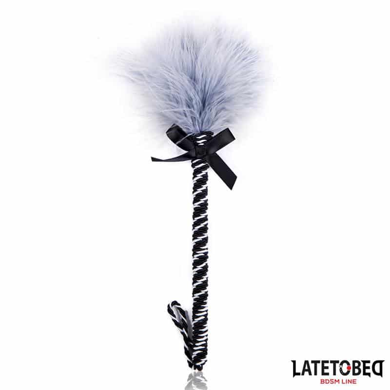 Feather-Tickler-with-Bowknot-25cm Feather Tickler with Bowknot 25cm - Image 1