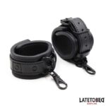 Handcuffs Adjustable Neoprene Black - Image 2