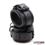 Handcuffs Adjustable Neoprene Black - Image 3