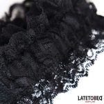Lace Elastic Ankle Restraints Black - Image 3