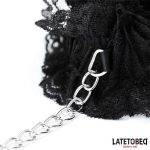 Lace Elastic Ankle Restraints Black - Image 5