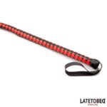 Long  Whip Blacl and Red 210cm - Image 2