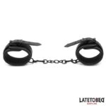 Neoprene Handcuffs Black - Image 2