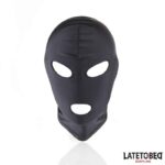 Open Mouth and Eyes Hood Black