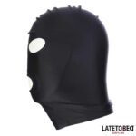 Open Mouth and Eyes Hood Black - Image 3