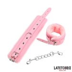 Premium Fur Lined Handcuffs Pink - Image 4