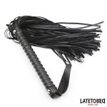 Textured Handle Flogger Black 48.5cm - Image 2