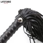 Textured Handle Flogger Black 48.5cm - Image 4
