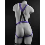 7 Strap-On Suspender Harness Set Purple - Image 3