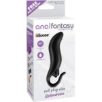 Anal Stimulator Pull Plug Vibe Black - Image 4