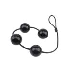 Anal and Vaginal Balls 65 x 6 cm Black - Image 7