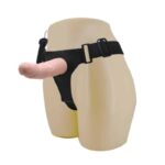 Baile Strap-on with Vibrating Dildo Flesh 15 cm - Image 2