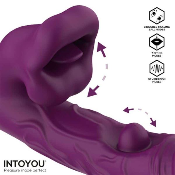 Bella Vibe with Double Tickling Ball and Biting 3 Motors - Image 2