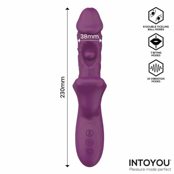 Bella Vibe with Double Tickling Ball and Biting 3 Motors - Image 6