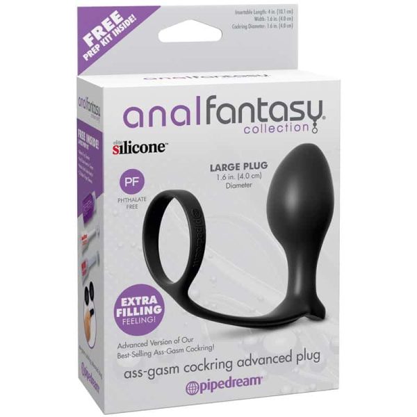 Butt Plug Ass-Gasm Advanced Plug Black - Image 6