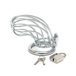 Chastity with padlock, metal - Image 2