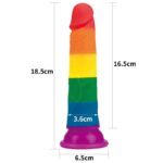 Dildo Prider 7 Liquid Silicone LGBT - Image 10