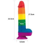 Dildo Prider 9 Liquid Silicone LGBT - Image 11