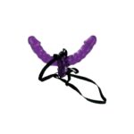 Double Delight Strap-on 15 cm Purple