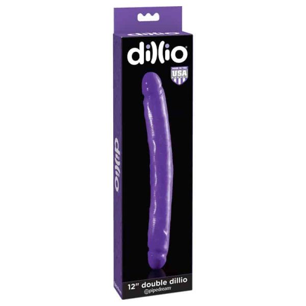 Double Dildo 30,5 cm Purple - Image 2