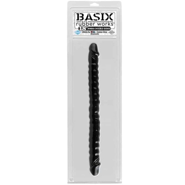 Double Dildo 45,7 cm Black - Image 2