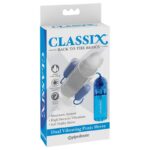 Dual Vibrating Penis Sleeve Blue and Clear - Image 4
