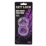 Duo Cock 8 Ball Ring-clear - Image 2