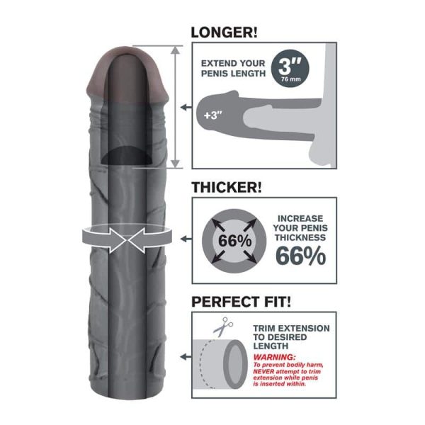 Fantasy X-tensions  Mega 7,6 cm Extension - Black - Image 2