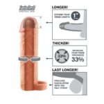 Fantasy X-tensions  Perfect 2,5 cm  Extension  with Ball Strap - Flesh - Image 2