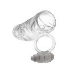 Fantasy X-tensions  Vibrating Super Sleeve - Clear - Image 3