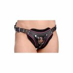 Flamingo Low Rise Strap-On Harness Black - Image 3