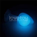 Gemoria Silicone Butt Plug Internal Steel Ball Glow in the Dark - Image 5