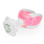 Gemoria Silicone Butt Plug dual crescent-shaped tip Glow Dark - Image 5