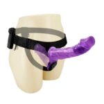 Harness Double Dildo with Vibration Purple - Image 4