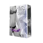 Harness Double Dildo with Vibration Purple - Image 9